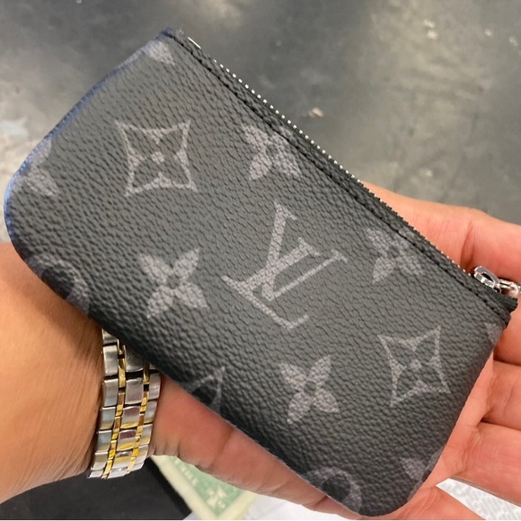 lv black coin purse